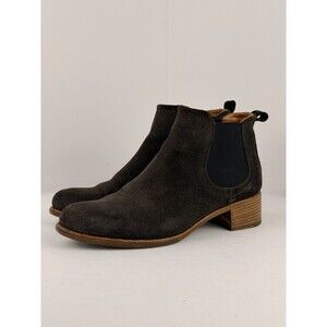 Alberto Fermani Suede Chelsea Ankle Boots Women’s EU 37 US 6.5 Brown